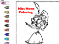 Gioco Miss Moon Coloring  