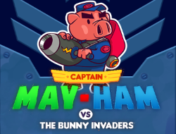 Gioco Capitano May-Ham vs The Bunny Invaders 
