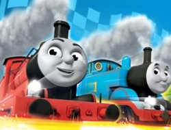 Gioco Il trenino Thomas Staffetta della squadra di vapore.