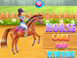 Gioco Cura del cavallo e corsa .