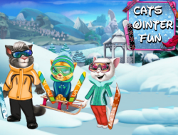 Gioco Divertimento invernale per gatti 