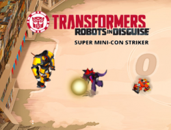 Gioco Transformers Robot in Disguise: Super Mini-Con Striker 