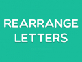 Gioco Rearrange Letters