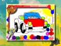 Gioco Cartoon Cars Coloring Book