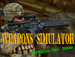 Gioco Pistola di Submachine del simulatore di armi - dell'interno 