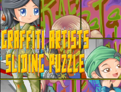 Gioco Puzzle scorrevole degli artisti dei graffiti 