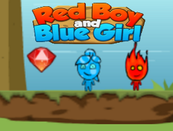 Gioco Ragazzo rosso e ragazza blu 