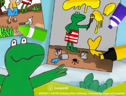 Gioco Kikker da colorare 