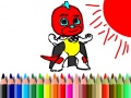 Gioco Back To School: Mask Boy Coloring