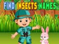 Gioco Find Insects Names