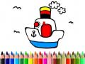 Gioco Back to School: Boat Coloring