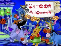 Gioco Cartone animato Halloween Slide Puzzle 