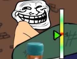 Gioco Calcio di bottiglia di troll