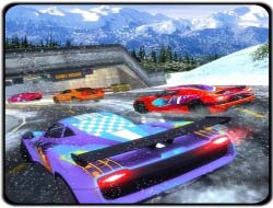 Gioco Pista del corridore dell'automobile di guida della neve 