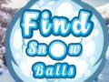 Gioco Find Snow Balls
