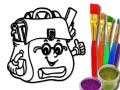 Gioco Back To School: School Bag Coloring Book