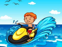 Gioco Jet ski estate divertente nascosto