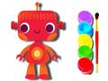 Gioco Back to School: Robot Coloring Book