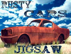 Gioco Auto arrugginita azzurro