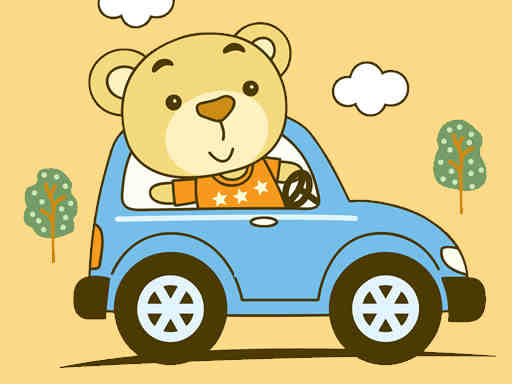 Gioco Cartona di corsa per animali carino 3