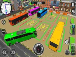 Gioco Simulatore di parcheggio della città dell'autobus