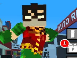 Gioco Teen titans andare minecraft corridore adolescente 3d 