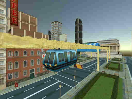 Gioco Sky Train Simulator: guida in treno elevata