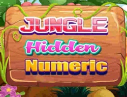 Gioco Numerico nascosto nella giungla 