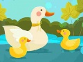 Gioco Mother Duck and Ducklings Jigsaw