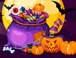 Gioco Puzzle di Halloween della casa delle streghe 