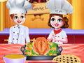 Gioco Chef Twins Thanksgiving Dinner Cooking