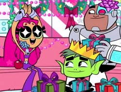 Gioco Stelle di Natale di Teen Titans 