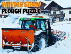 Gioco Puzzle spazzaneve invernale 