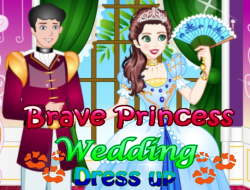Gioco Brave Princess Wedding Dress Up