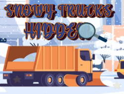 Gioco Camion innevati nascosti 