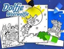 Gioco Colorare Alfie il lupo mannaro 