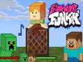 Gioco Friday Night Funkin Minecraft Steve vs Creeper