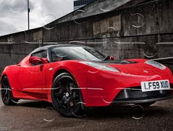 Gioco Puzzle Tesla Roadster 