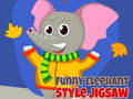 Gioco Funny Elephant Style Jigsaw