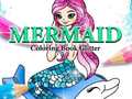 Gioco Mermaid Coloring Book Glitter