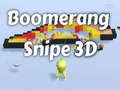 Gioco Boomerang Snipe 3D