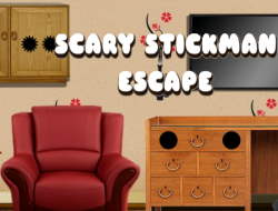 Gioco Fuga dalla casa di Stickman spaventoso 