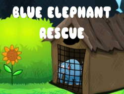 Gioco Salvataggio dell'elefante blu 