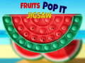 Gioco Fruits Pop It Jigsaw