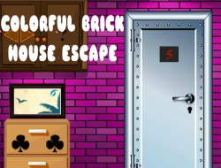 Gioco Fuga da una casa di mattoni colorati 