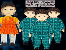 Gioco Gioco del calamaro Pop It Jigsaw .