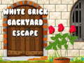 Gioco White Brick Backyard Escape