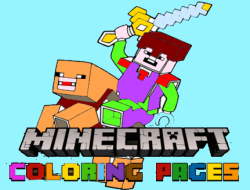 Gioco Disegni da colorare di Minecraft 