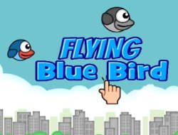 Gioco Uccello blu volante 