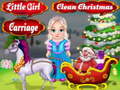 Gioco Little Girl Clean Christmas Carriage